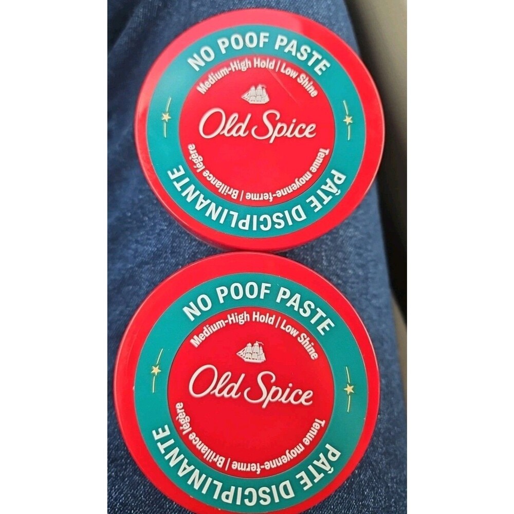 Old Spice Men’s Hair Texturizing Paste Medium-High Hold 2.22 oz Lot of 2